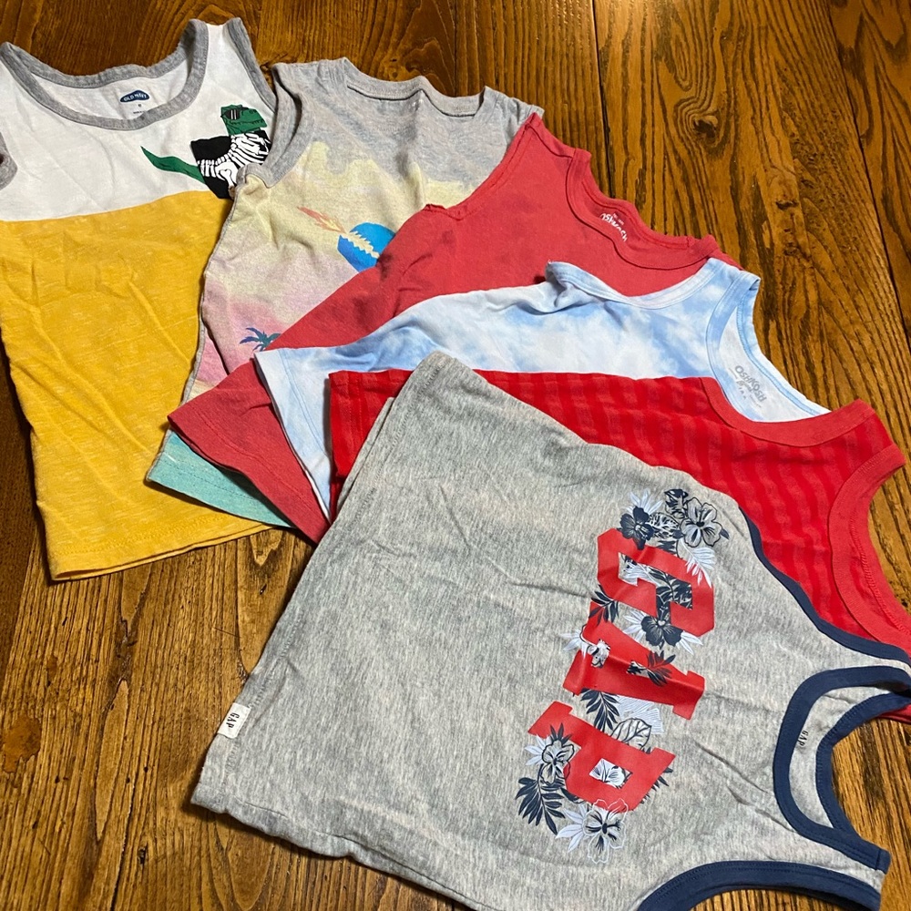 Lot of 6 tank tops for young boy